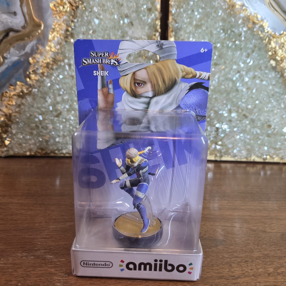 Nintendo Amiibo Super Smash Bros Sheik Figure Sealed